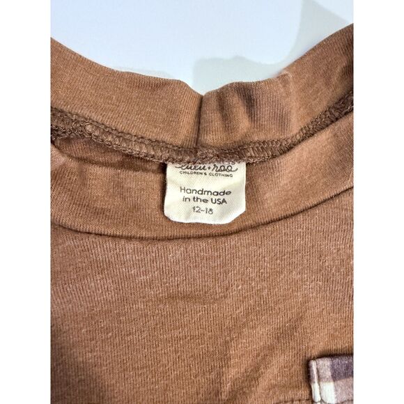 Lulu and Roo Chestnut Two Tone Crew Neck Sweatshirt 12-18 Months - Picture 5 of 5